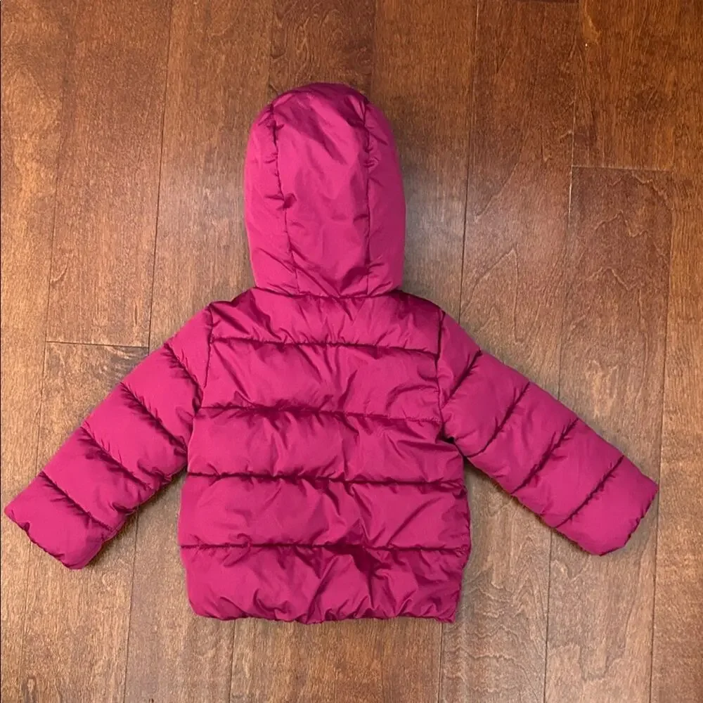 The Children's Place Toddler Hooded Jacket - Berry Pink, Size 3T